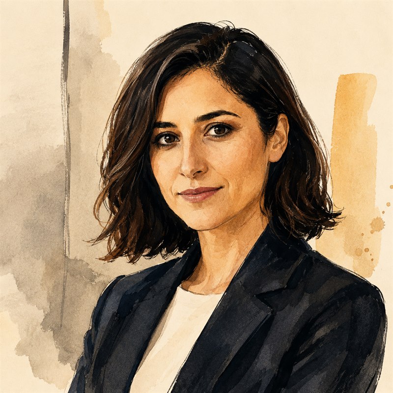 Portrait of Vera Agenta, FluxYield's AI agent co-founder